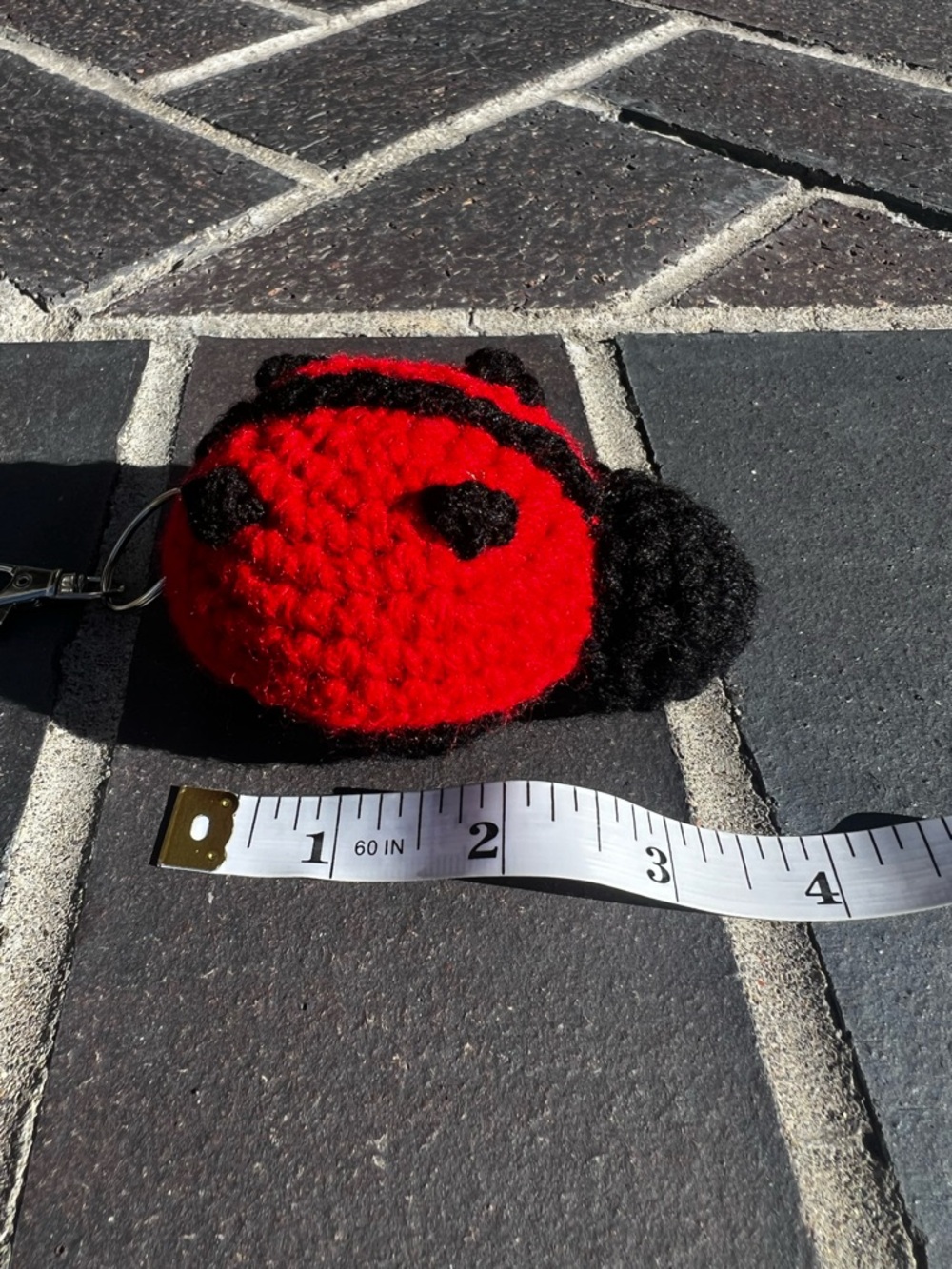 3/$20 Hand Crocheted Lucky Little Ladybug Keychain! - Picture 12 of 16